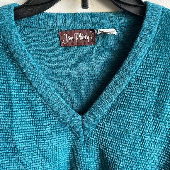 Vintage Velour Pullover Sweater Thick Chunky Warm Cozy Textured Boho Size Medium - Picture 2 of 9